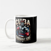 Cuban Boxing Knockout King Cuba Crown Kaffeetasse (Links)