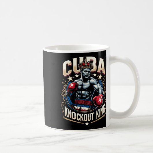Cuban Boxing Knockout King Cuba Crown Kaffeetasse (Rechts)