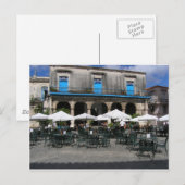 Cuban Cafe Postkarte (Vorne/Hinten)