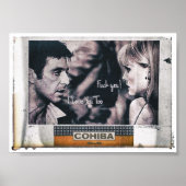 Cuban Cigar Tony Montana Poster (Vorne)