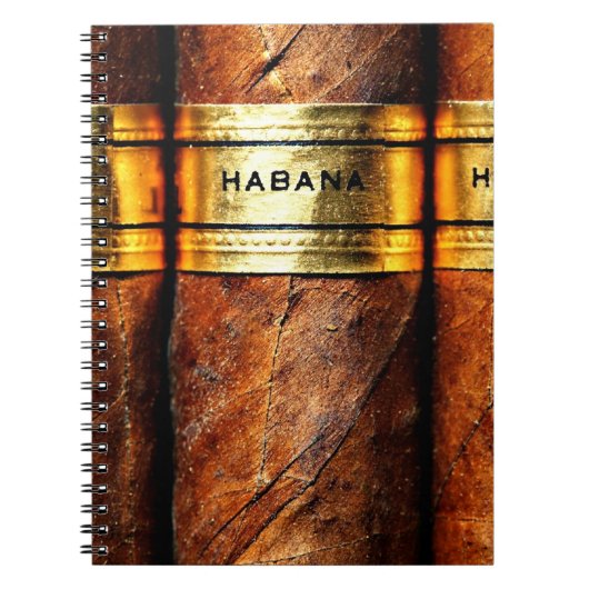 Cuban Cigars Habana-Notebook Notizblock (Vorderseite)