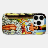 Cuban Dancer Vintage Travel Case-Mate iPhone Hülle (Rückseite (Horizontal))