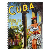 Cuban Dancer Vintage Travel Notizblock (Vorderseite)