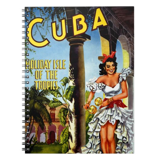 Cuban Dancer Vintage Travel Notizblock (Vorderseite)