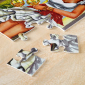 Cuban Dancer Vintage Travel Puzzle (Seite)