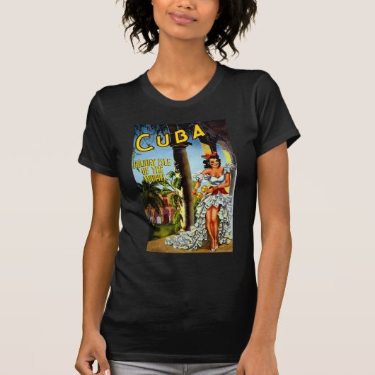 Cuban Dancer Vintage Travel T-Shirt (Vorderseite)