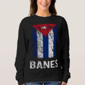 Cuban Flag Banes Cuban Pride Sweatshirt (Vorderseite)
