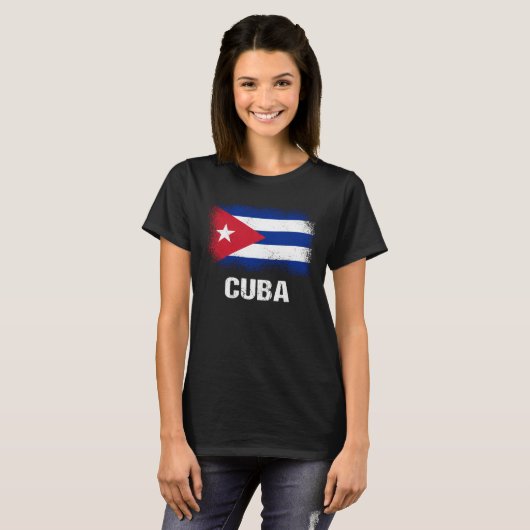 Cuban Flag Cuba 1 T-Shirt (Vorne ganz)