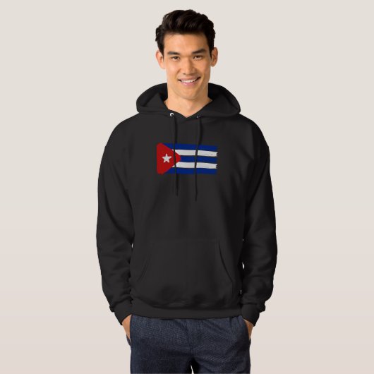 Cuban Flag Cuba Pride Cuba Travel Proud Cuban Cuba Hoodie (Vorne ganz)