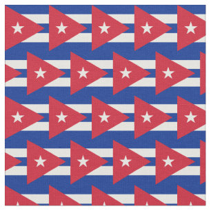 Cuban Flag & Cuba Trendy Fabric /mode Stoff