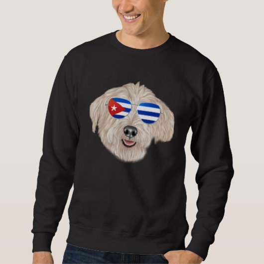 Cuban Flag Glen of Imaal Terrier Dog Cuba Pocket Sweatshirt (Vorderseite)