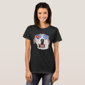 Cuban Flag Great Pyrenee Dog Cuba Pocket T-Shirt (Vorne ganz)