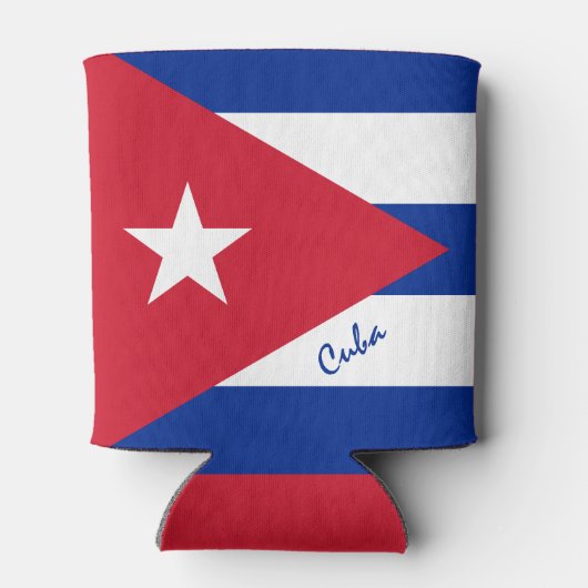 Cuban Flag kann cooles & Cuba Party /sports Dosenkühler (Rückseite)