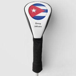 Cuban Flag & Mit Monogramm Golf Clubs Covers /Kuba Headcover