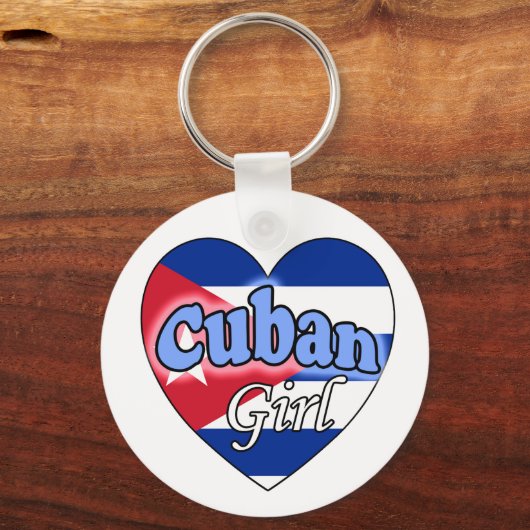 Cuban Girl Sleutelhanger Schlüsselanhänger (Vorderseite)