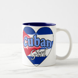 Cuban Girl Zweifarbige Tasse