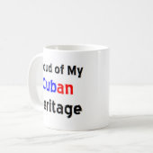 Cuban Kulturkaffee-Tasse Kaffeetasse (Vorderseite Links)