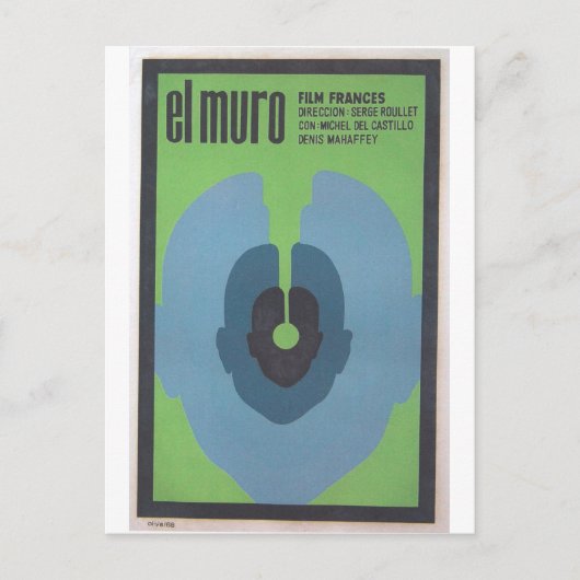 Cuban Movie Poster Cuban Film Poster Post Print Postkarte (Vorderseite)