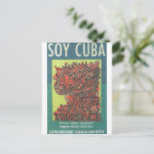 Cuban Movie Poster Cuban Film Poster Post Print Postkarte (Stehend Vorderseite)