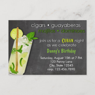 Cuban Night Mojito Party Einladung