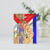 CUBAN RUMBERA FLAG POSTKARTE (Stehend Vorderseite)