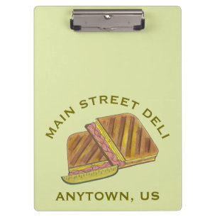 Cuban Sandwich Deli Restaurant Catering Business Klemmbrett