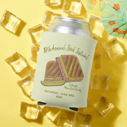 Cuban Sandwich Ham Pork Schweizer Käsefestival Dosenkühler (In Situ Sommer)