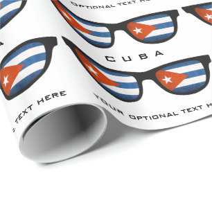 Cuban Shades - Sondertext & Farbe - Geschenkpackun Geschenkpapier