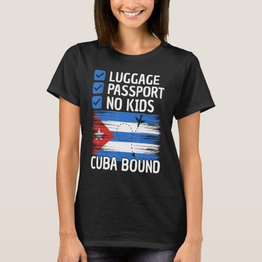 Cuban Travel Vacation Outfit To Cuba Men Women  Cu T-Shirt (Vorderseite)