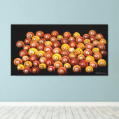 Cuban Tree Snails Leinwanddruck (Insitu (Holzboden))