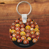 Cuban Tree Snails Schlüsselanhänger (Vorderseite)