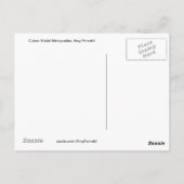 Cuban Violet Matryoshka Postcard Postkarte (Rückseite)