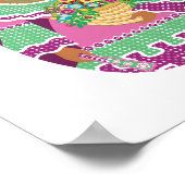 Cuban Violet Matryoshka Poster (Ecke)