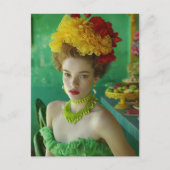 Cubana Verde Amarillo Postkarte (Vorderseite)