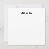 Cubanita kubanische Girl Flag Niedlich Flat Card (Rückseite)