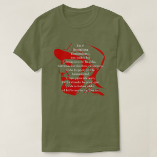 Cubano, Socialista y Comunismo T - Shirt der Männ