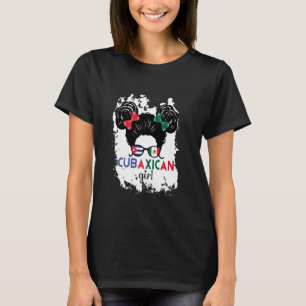 Cubaxican Girl Kids Heritage - halb mexikanisch un T-Shirt