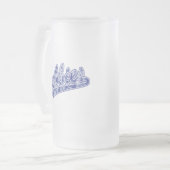 Cubbie-CAMOUFLAGE-Final Mattglas Bierglas (Vorderseite Links)