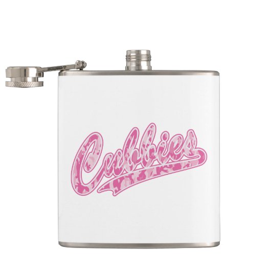 Cubbie-CAMOUFLAGE-PINK-Final Flachmann (Geöffnet)