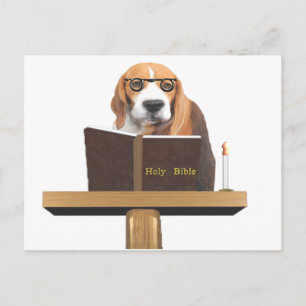 Cubby Der Prediger Postkarte