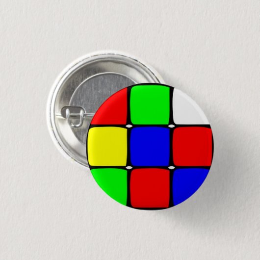 Cube Abzeichen Button (Vorne & Hinten)