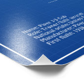 Cube Airplane - Airplane Blueprint Plans AD Fotodruck (Ecke)