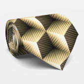 Cube Art 1 Krawatte (Gerollt)