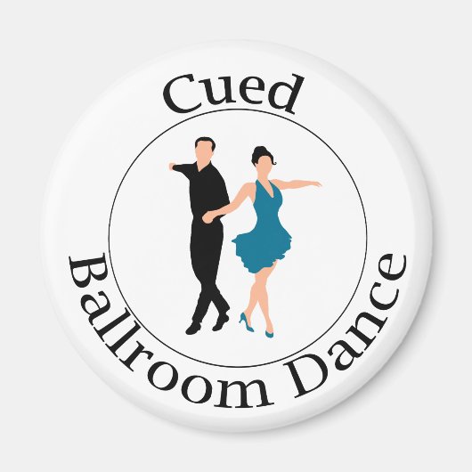 Cube Ballroom Dance Magnet (Vorne)
