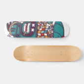 Cube Bot Skateboard (Horizontal)