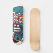Cube Bot Skateboard (Vorderseite)