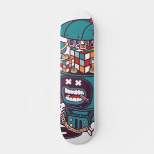 Cube Bot Skateboard
