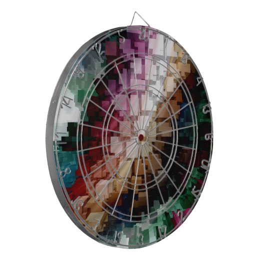 Cube Centric Dark Wind Dartscheibe (Vorderseite Links)