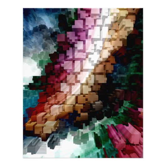 Cube Centric Dark Wind Fotodruck (Vorne)