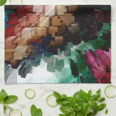 Cube Centric Dark Wind Handtuch (Gefaltet)